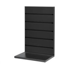 FlexiSlot® Slatwall Table Display Black Frame