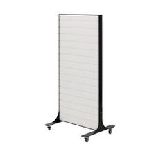 Mobiele FlexiSlot® lamellenwand-display „Style-Black”