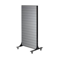 Mobiele FlexiSlot® lamellenwand-display „Style-Black”