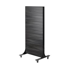 Mobiele FlexiSlot® lamellenwand-display „Style-Black”