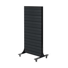 Mobiele FlexiSlot® lamellenwand-display „Style-Black”