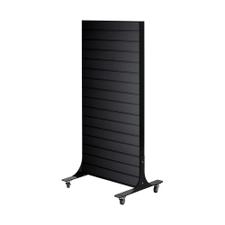 Mobiele FlexiSlot® lamellenwand-display „Style-Black”