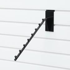 FlexiSlot® Slatwall Waterfall Arm Rail Black