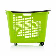 Shopping Basket with Wheels - 55 Litres