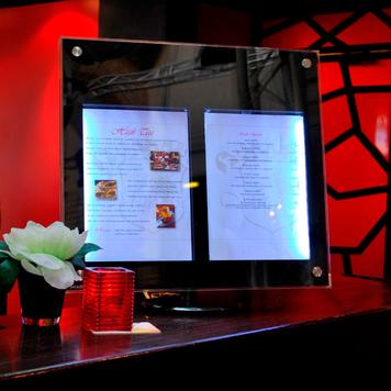 LED infodisplay „Menu“