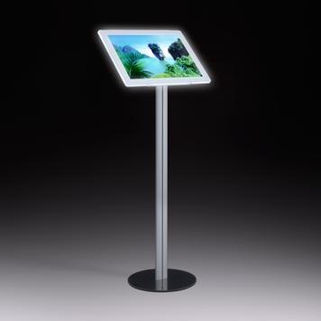 LED Infodisplay mit  Magnetrahmen „Alu“