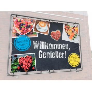 Bannerframesysteem „Wall” | staal, gegalvaniseerd