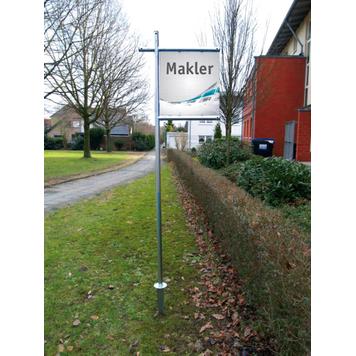 Bannerframesysteem staal „Makler”