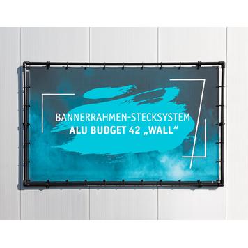 Banner Frame Slot System Alu Budget 42 "Wall"