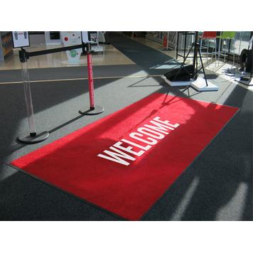 Tapis logo lavables / tapis anti-salissures