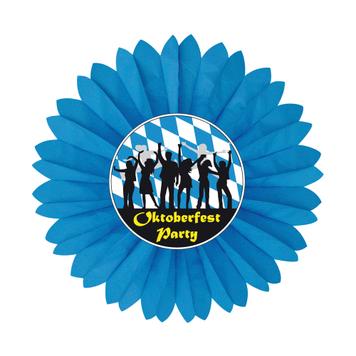 Decorative Paper Fan "Oktoberfest Party"