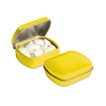 Micro Hinged Lid Tin with Peppermints