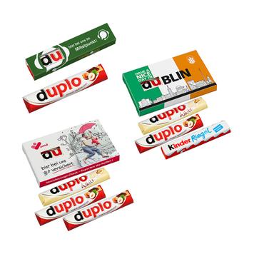 Duplo in een reclameschuifdoosje