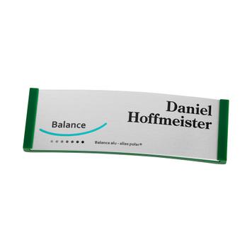 Name badge "Balance Alu-Complete" incl. set-up costs