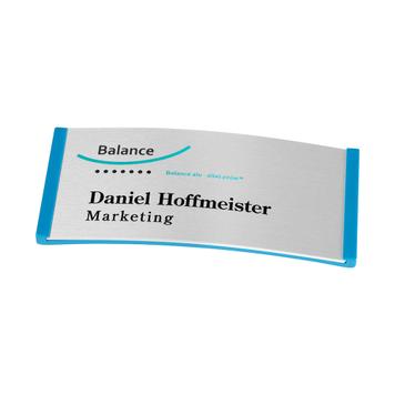 Name badge "Balance Alu-Complete" incl. set-up costs