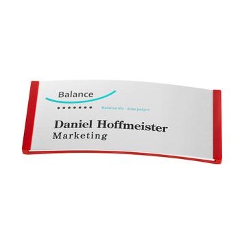 Name badge "Balance Alu-Complete" incl. set-up costs