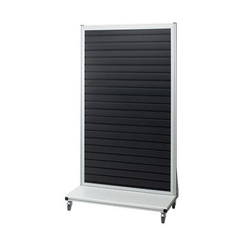 Mobile FlexiSlot® Slatwall Gondola End Cap "Quattro"