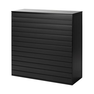 FlexiSlot® Slatwall Exhibition Counter "Construct Black”