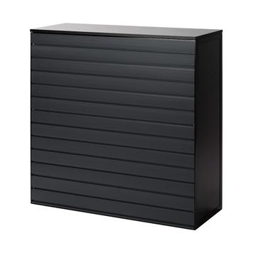 FlexiSlot® Slatwall Exhibition Counter "Construct Black”