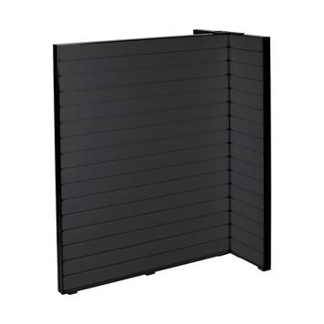 FlexiSlot® lamellenwand T-verkoopdisplay smal „Style-Black”