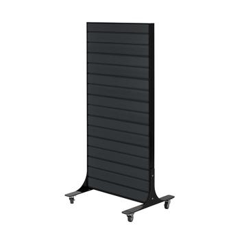 Mobile FlexiSlot® Slatwall Display "Style Black"