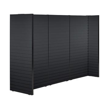 FlexiSlot® Slatwall Gondola Shelf "Style Black"