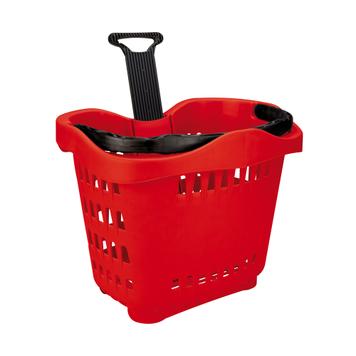 Rolling Basket „TL-1“ met telescopisch handvat | 55 liter