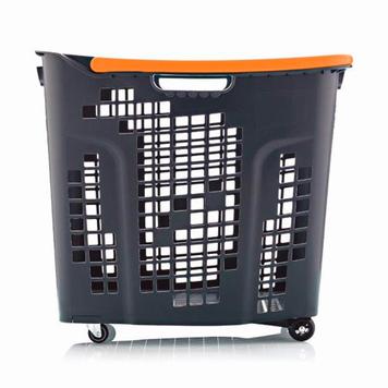 Shopping Basket with Wheels - 80 Litres