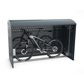 Fietsgarage „BikeBox 1“ met zijwand