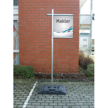 Bannerframesysteem staal „Makler”