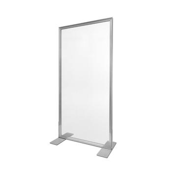 Glasklares Banner für Aluminium-Stretchframe