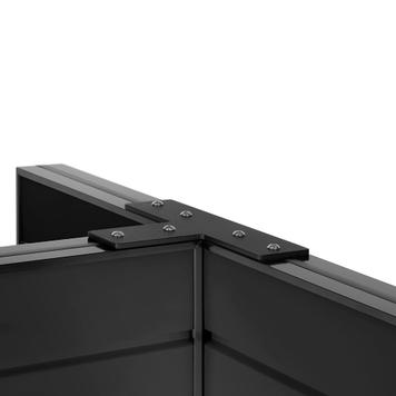 FlexiSlot® Slatwall T-Gondal Shelf "Style Black", small