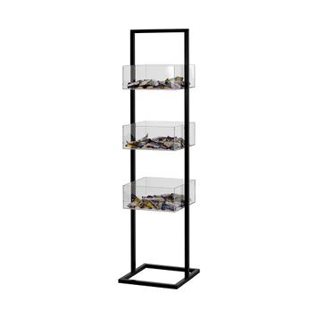 Dump Bin Display Stand "Construct Black"