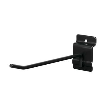 Slatwall Single Hook Black