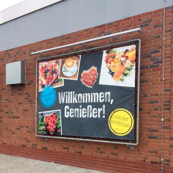 Bannerframesysteem „Wall” | staal, gegalvaniseerd