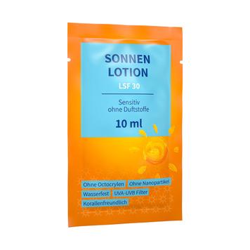 Lait solaire en sachet