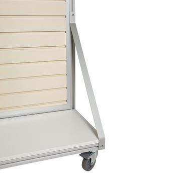 Mobile FlexiSlot® Slatwall Gondola End Cap "Quattro"