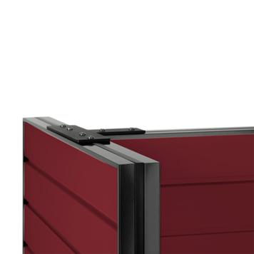 FlexiSlot® Slatwall Gondola Shelf "Style Black"