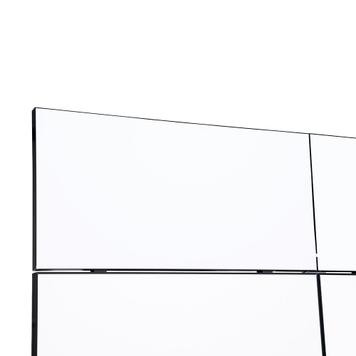 FlexiSlot-® lamellenwand beursstand „Style“ | 2.850 x 2.800 mm hoekopstelling