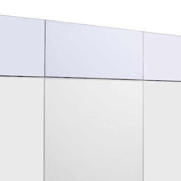 FlexiSlot® lamellenwand beursstand „Style“ | 3.900 x 800 mm | hoofdopstelling