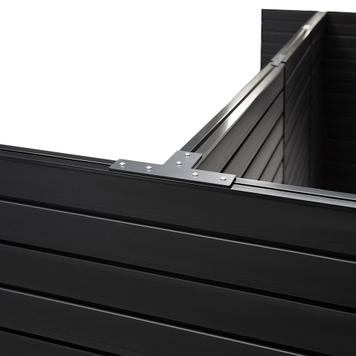 FlexiSlot® Slatwall Gondola Shelf "Style Black"