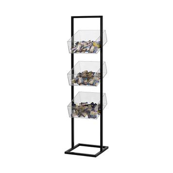 Dump Bin Display Stand "Construct Black"