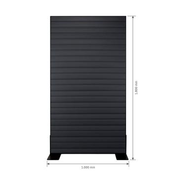 FlexiSlot Slatwall Gondola Display "Style Black"