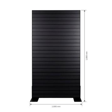 FlexiSlot Slatwall Gondola Display "Style Black"