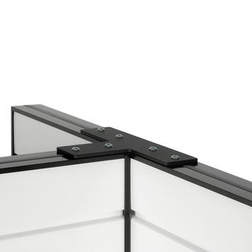 FlexiSlot® lamellenwand verkoopdisplay „Style-Black“