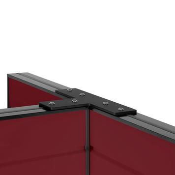 FlexiSlot® Slatwall Gondola Shelf "Style Black"