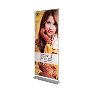 Magnetische folderdisplay voor o.a. aan banners