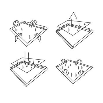 Driehoekstandaard „Solid - Eco" | 32 mm | regenbestendig