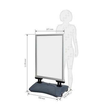 WindSign „Seal” | 44 mm profiel | regenbestendig